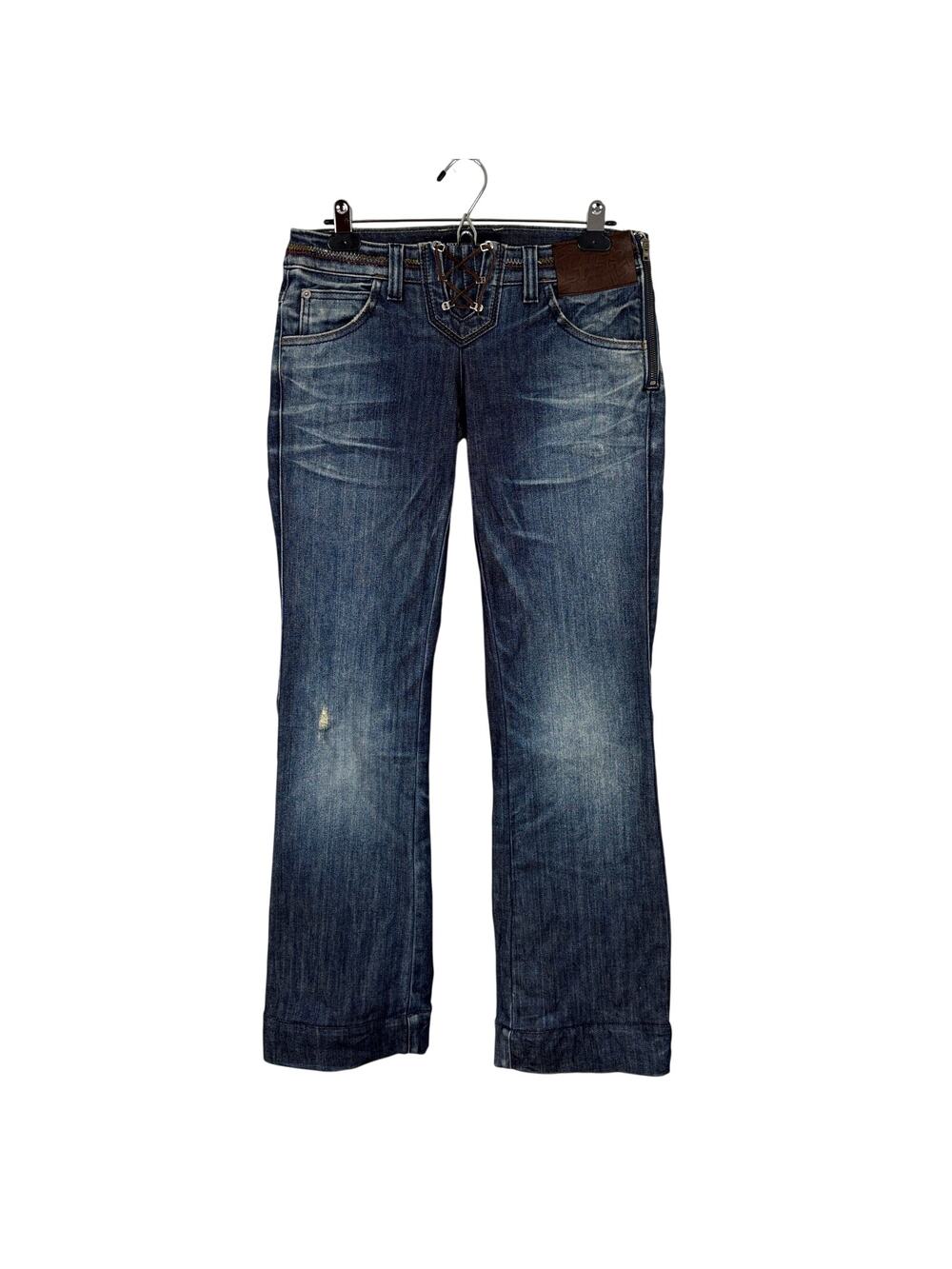 Vintage Y2K Low Rise Flare Jeans Miss Sixty Collection Italy 26